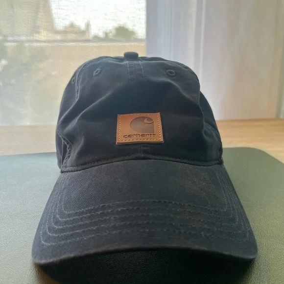 Carhartt Canvas Cap Navy Blue - Picture 3 of 5